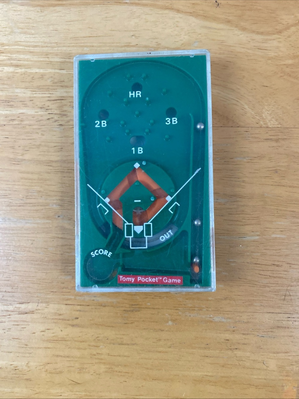 1975 Vintage Tomy Pocket Game Handheld Baseball Pinball